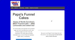 Desktop Screenshot of papasfunnelcakes.com