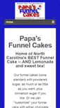 Mobile Screenshot of papasfunnelcakes.com
